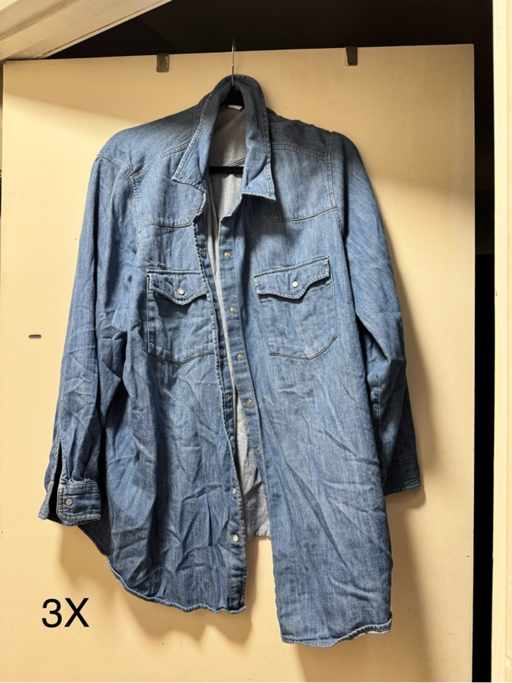 Women’s Old Navy Denim Shirt - Light Blue